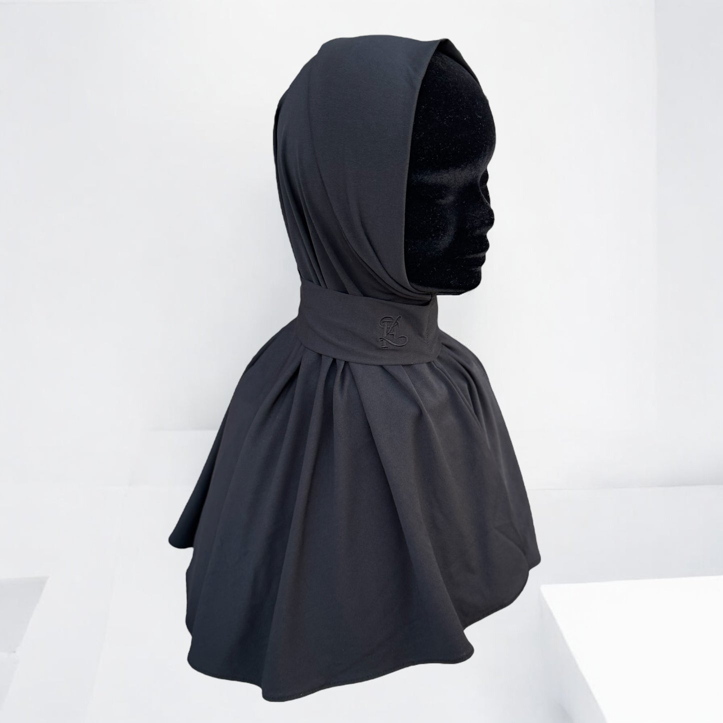 Onyx black hijab
