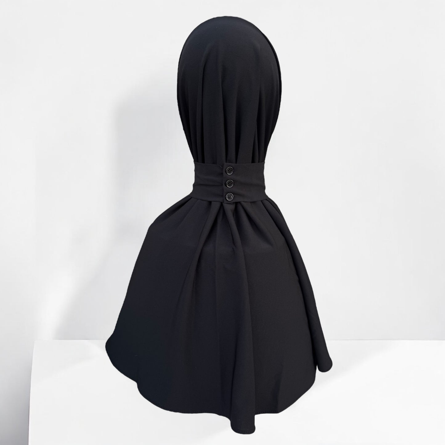 Onyx black hijab